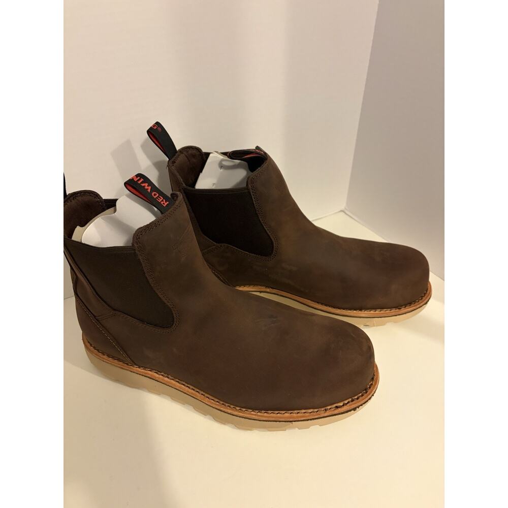 Red Wing Traction Tred Lite Men’s 5-inch Safety Toe Chelsea 2446 Size 13D - Picture 11 of 12
